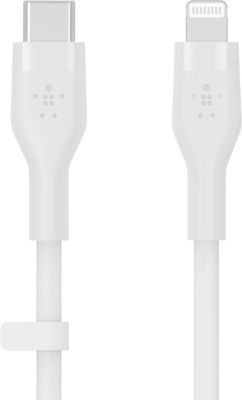 Belkin BoostCharge Flex USB-C to Lightning Cable 15W Λευκό 2m (CAA009BT2MWH)