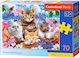 Παιδικό Puzzle Γατάκια με Λουλούδια 70pcs για 5+ Ετών Castorland