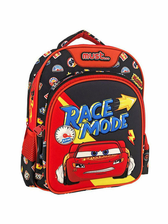 Must Cars Race Mode School Bag Backpack Kindergarten Multicolored