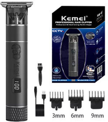 Kemei Rechargeable Hair Clipper Black KM-1943