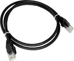 A-LAN U/UTP Cat.5e Network Cable Ethernet 0.25m Black