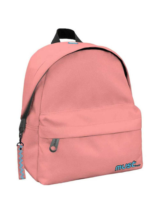 Must Team Monochrome Mini School Bag Backpack Kindergarten Pink