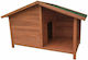 Aria Trade Outdoor Wooden Dog House Brown 102x64x65cm