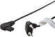LogiLink Euro IEC C7 Kabel 0,75m Schwarzes CP134