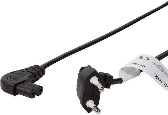 LogiLink Euro IEC C7 Kabel 0,75m Schwarzes CP134