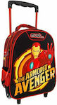 Must Iron Man Σχολική Τσάντα Τρόλεϊ Νηπιαγωγείου Πολύχρωμη