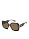 Polaroid Women's Sunglasses with Brown Tartaruga Plastic Frame and Brown Polarized Lens PLD6168/S 086/SP