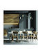 Aca Cappello Pendant Light Black Grid with Socket E27 60x40x120cm