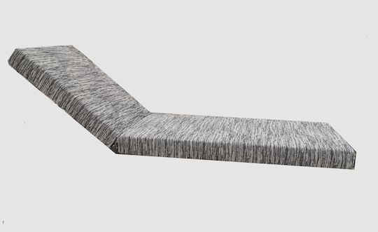 Strom Eco Luxury Ξαπλώστρας Γκρι 195x60εκ.