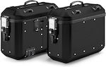 Givi DLMK36BPACK2 Aluminium Monokey Motorcycle Hard Side Case Set 36lt in Black Colour