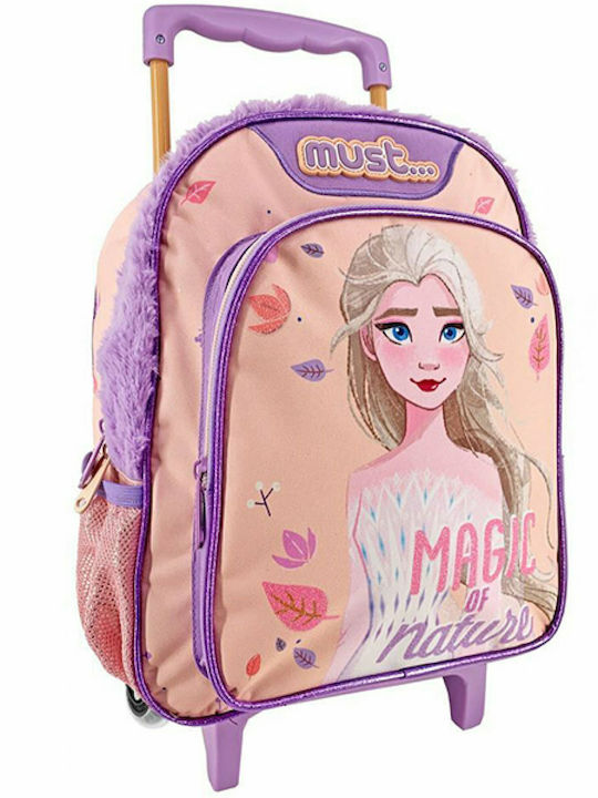 Must Frozen Magic of Nature School Bag Trolley Kindergarten Multicolored