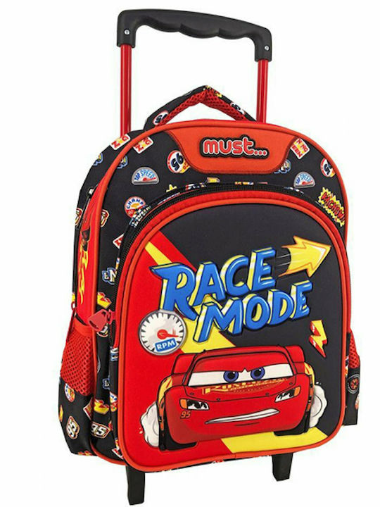 Must Cars Race Mode School Bag Trolley Kindergarten Multicolored