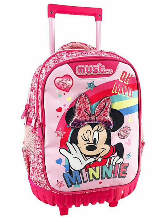 Must Minnie Oh, Doamne!! Ghiozdan Școlar Troler Scoala primara Multicolor