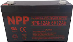 Npp NPP NP6-12Ah UPS-Batterie 6V 12Ah Npp NPP NP6-12Ah UPS-Batterie 6V 12Ah