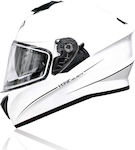 Yohe 981 Full Face Helmet with Sun Visor ECE 22.05 1450gr White 981-WHG