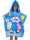 Hasbro Baby Bademantel Kapuzen-Poncho Peppa Pig Mehrfarbig 60x120cm