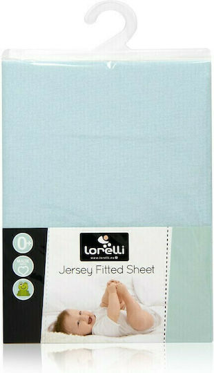 Lorelli Lenjerie De Patut Bebe Cu Cauciuc Albastră 60x120cm