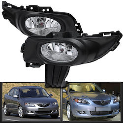 Round Foglights Car Mazda 3 2007-2009 Sedan 2pcs