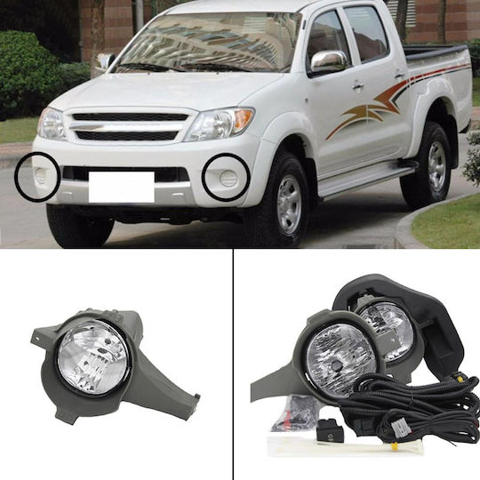 ΤΥ-013 Rotund Faruri antipană Auto Toyota Hilux 2buc