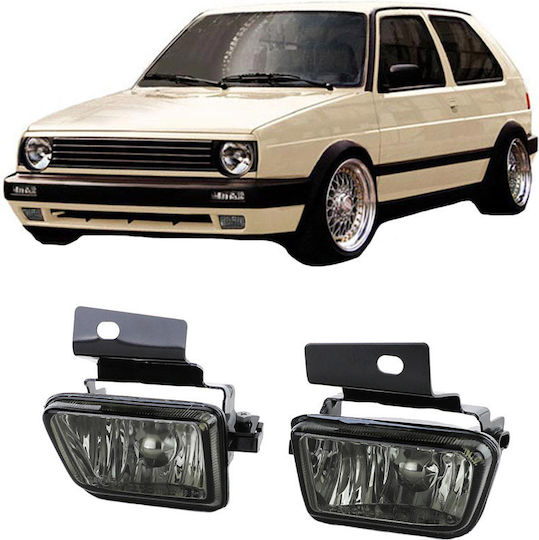 Depo Square Foglights Car Volkswagen Golf / Jetta 1984-1991 2pcs