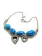 Folli Follie Blue Gold Plated Steel Necklace
