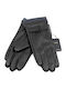 Legend Accessories Men's Leather Touch Gloves Brown