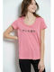 BodyTalk Damen Sportlich T-shirt Rosa