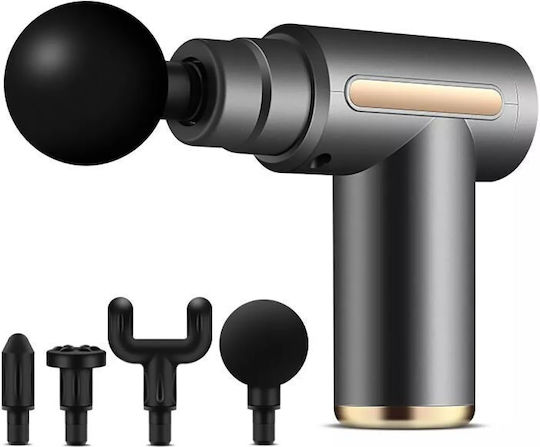 Gun Massage for the Legs, the Body & the Hands with Vibration Black