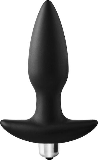 Dream Toys Fantasstic Anal Plug with Vibration Black 17.5cm