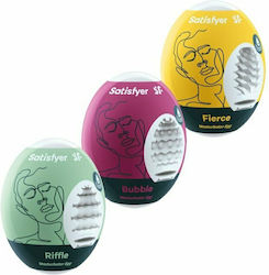 Satisfyer Riffle, Bubble & Fierce Masturbator Egg Мастурбатор Комплект от 3 3бр Satisfyer Riffle, Bubble & Fierce Masturbator Egg Мастурбатор Комплект от 3 3бр