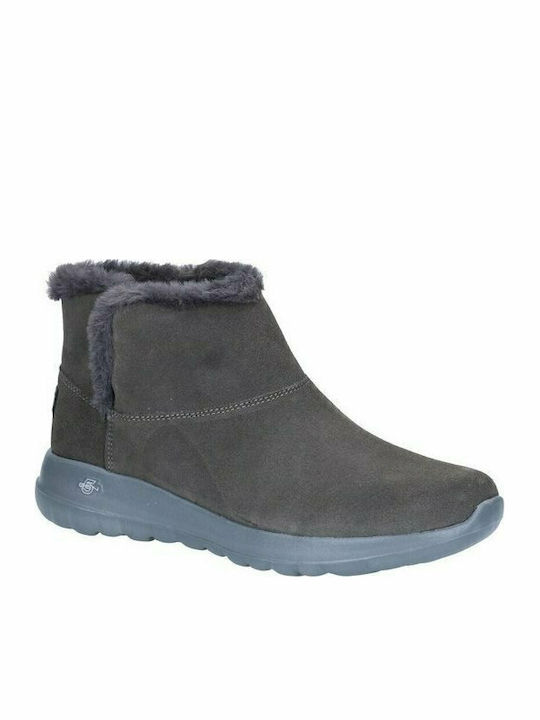 On The Go Joy Ghete Dama Ankle Boots cu Platformă și GăMană Charcoral