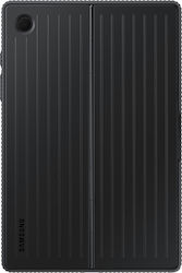 Samsung Protective Standing Cover Coperta din spate Silicon Negru (Galaxy Tab A8) EF-RX200CBEGWW