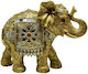 Ankor Decorative Elephant Polyresin in Gold 20x8.5x16cm 1pcs