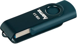 HAMA Rotate 32GB USB 3.0 Stick Μπλε