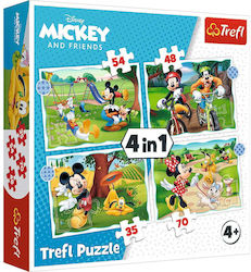 Puzzle pentru Copii Mickey Mouse pentru 4++ Ani 207buc Trefl