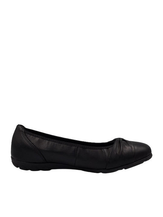 Anatomic Leather Ballerinas Black