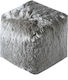 Bean Bag Stool Poof Rajah Grey 40x40x40cm