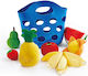 Hape Fruit & Vegetable Game Toddler Fruit Basket 8pcs