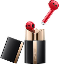 Huawei Lipstick Earbud Bluetooth Handsfree Căști cu Rezistență la Transpirație și Carcasă de Încărcare Roșα