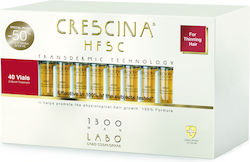 Labo Crescina Transdermic HFSC 1300 Αμπούλες Μαλλιών κατά της Τριχόπτωσης για Άνδρες 40x3.5ml
