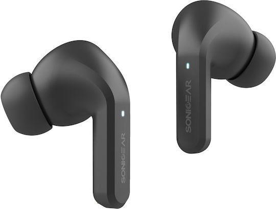Sonic Gear TWS12ANCB In-ear Bluetooth Handsfree Ακουστικά με Θήκη Φόρτισης Μαύρα