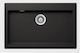 Schock Cristalite Manhattan 110-30080-1401 Drop-In Spüle aus Verbundgranulat B79xT50cm Nero