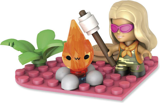 Mega Bloks Τουβλάκια Barbie Οδηγός Κατασκήνωσης για 4+ Ετών 25τμχ