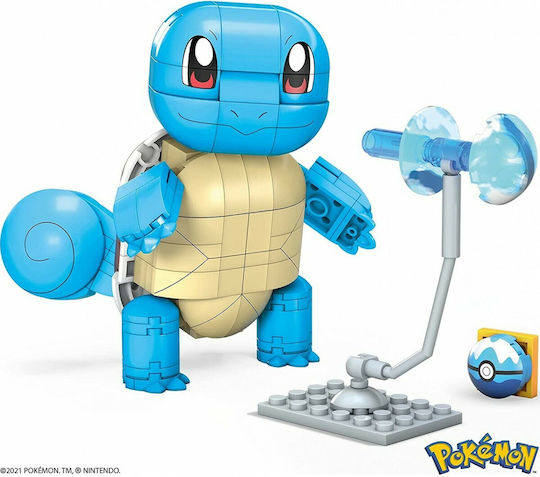 Mega Bloks Building Blocks Pokémon Build and Show Squirtle for 7+ Years 199 Pieces