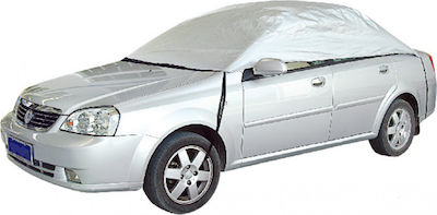 Car Half Covers with Carrying Bag 318x147x51cm Waterproof XLarge with Straps