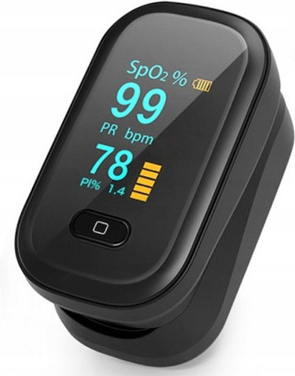 Oromed Oro-Oximeter Пулсов оксиметър Пръст Черен