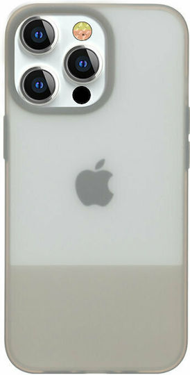 Kingxbar Plain Back Cover Silicone Gray (iPhone 13 Pro Max)