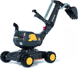 Kids Foot-to-Floor Excavator Volvo Black