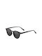 Vasto Sunglasses with Total Black Plastic Frame and Black Lens 01-7729-Black-Black