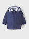 Ecofriends Kids Sports Short Windproof Double Sided Hooded Blue